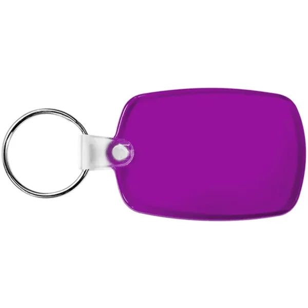 Oval Soft Plastic Keychains
