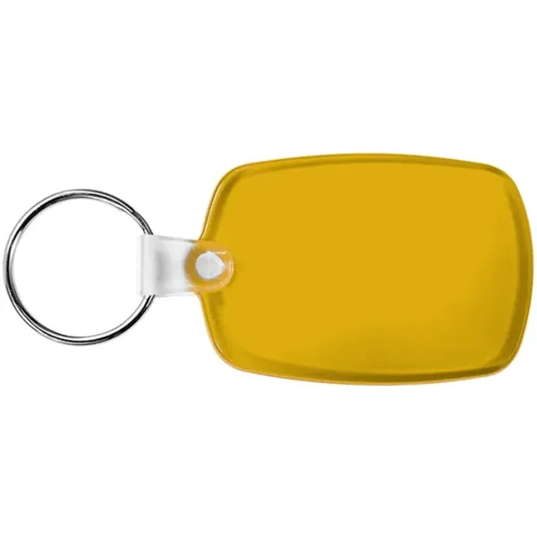 Oval Soft Plastic Keychains