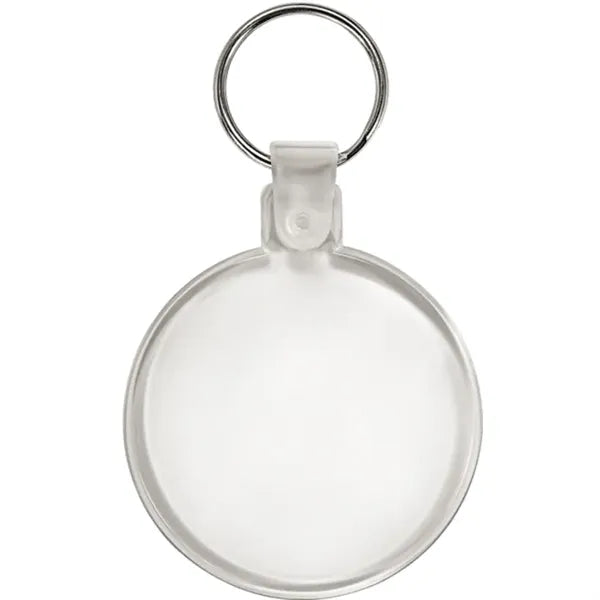 Circle Soft Plastic Keychains