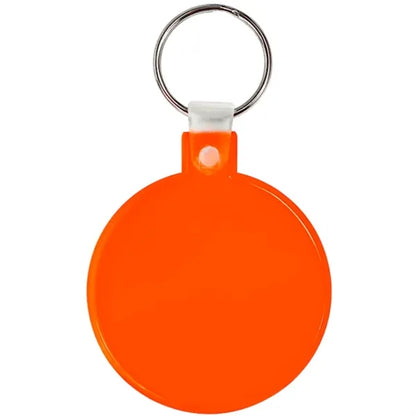 Circle Soft Plastic Keychains