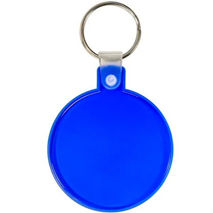 Circle Soft Plastic Keychains