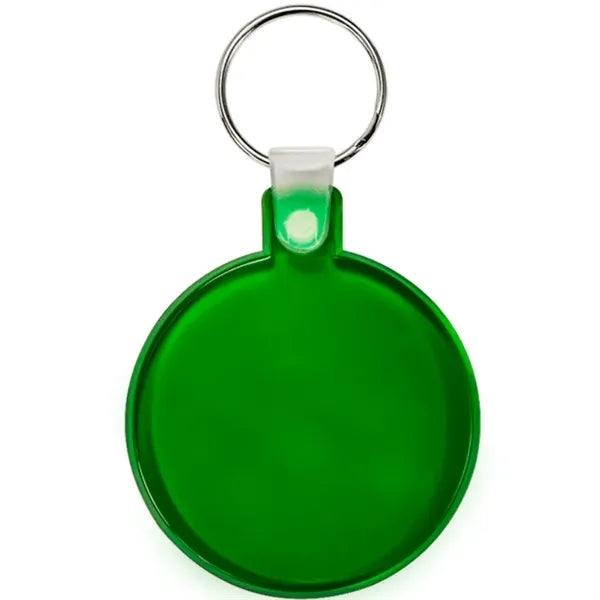 Circle Soft Plastic Keychains