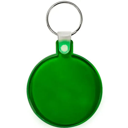 Circle Soft Plastic Keychains