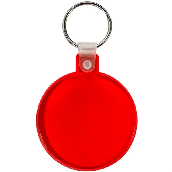 Circle Soft Plastic Keychains