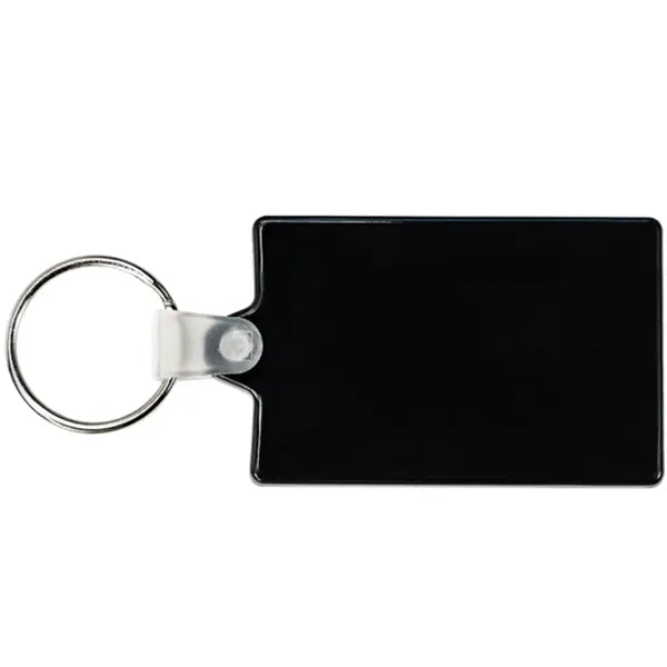 Rectangle Soft Plastic Keychains