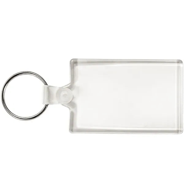 Rectangle Soft Plastic Keychains