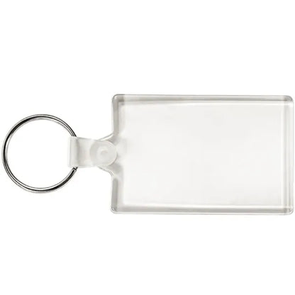 Rectangle Soft Plastic Keychains