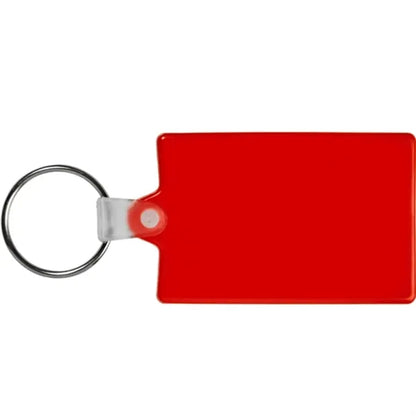 Rectangle Soft Plastic Keychains