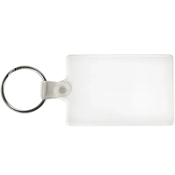 Rectangle Soft Plastic Keychains
