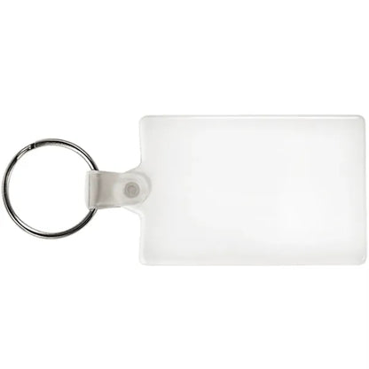 Rectangle Soft Plastic Keychains