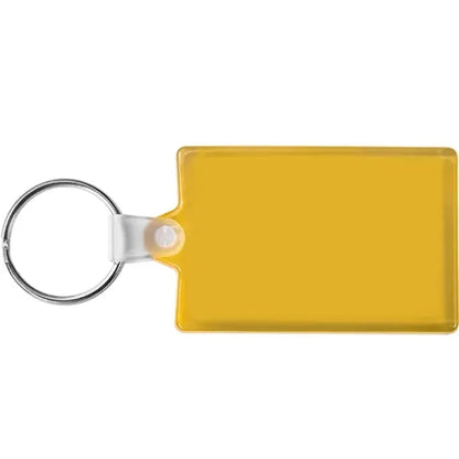 Rectangle Soft Plastic Keychains