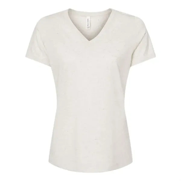 Bella + Canvas Ladies' Relaxed Triblend V-Neck T-Shirt