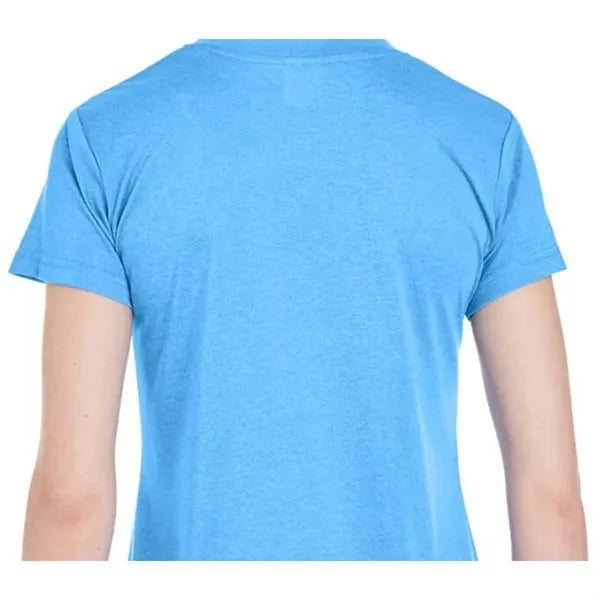 UltraClub Ladies' Cool & Dry Heathered Performance T-Shirt