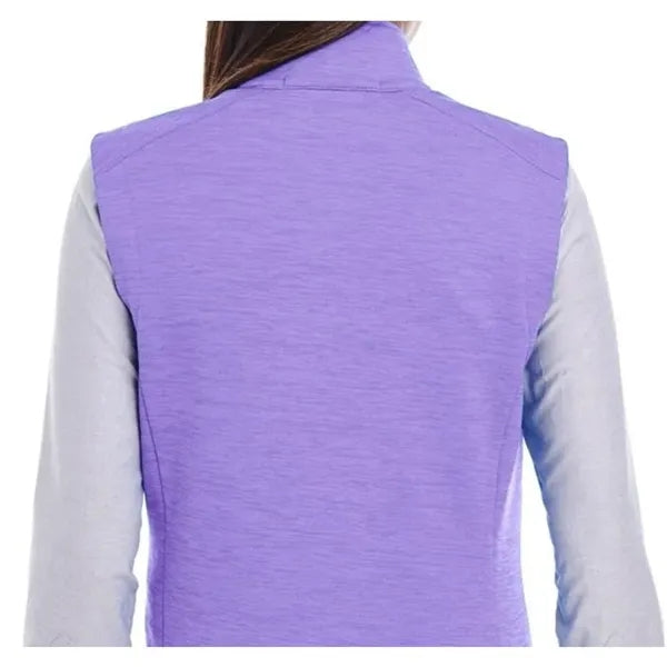 Devon & Jones Ladies' Newbury Melange Fleece Vest