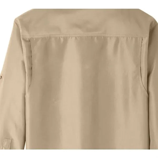 Harriton Men's Key West Long-Sleeve Performance Staff Shirt