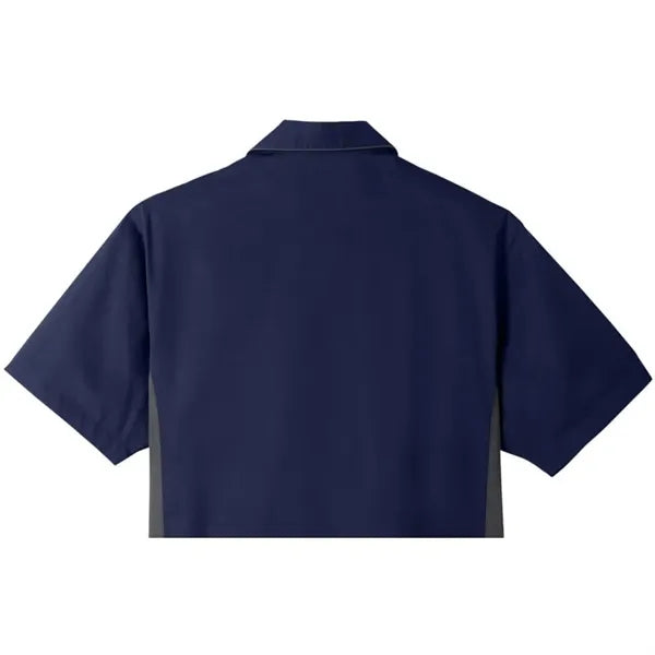 Harriton Men's Flash IL Colorblock Short Sleeve Shirt