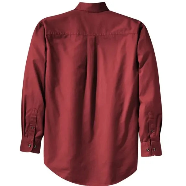 Port Authority Long Sleeve Twill Shirt.