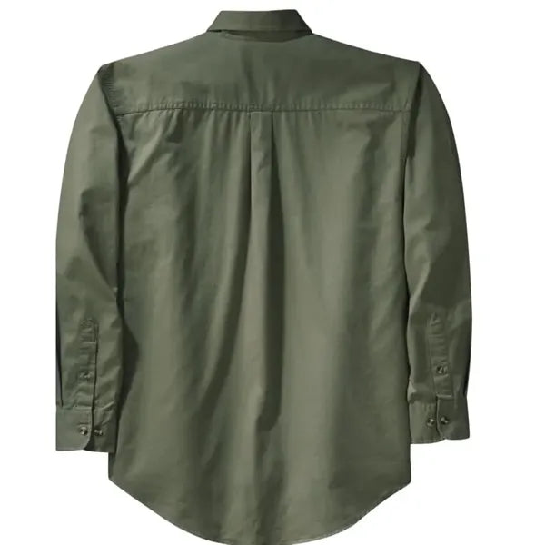 Port Authority Long Sleeve Twill Shirt.