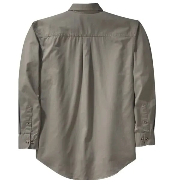 Port Authority Long Sleeve Twill Shirt.