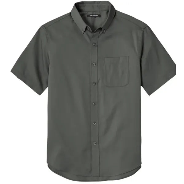 Port Authority Short Sleeve SuperPro React Twill Shirt.