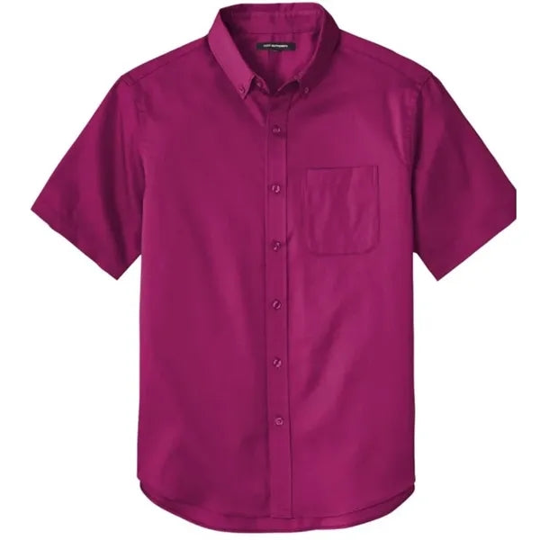 Port Authority Short Sleeve SuperPro React Twill Shirt.