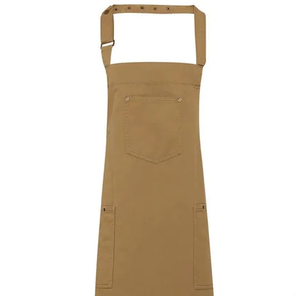 Artisan Collection By Reprime Unisex Cotton Chino Bib Apron