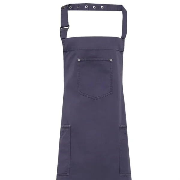 Artisan Collection By Reprime Unisex Cotton Chino Bib Apron