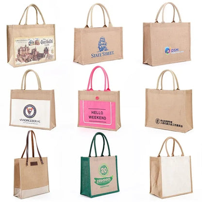 Jute Handbag Burlap Tote Bags