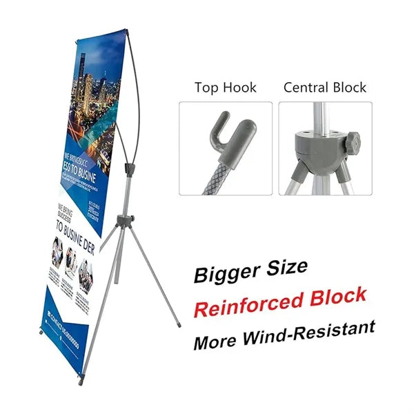 Adjustable Tripod X Banner Stand