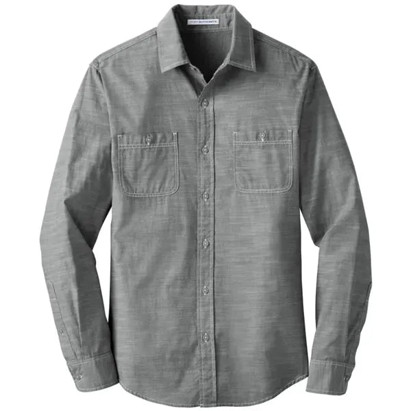 Port Authority Slub Chambray Shirt.