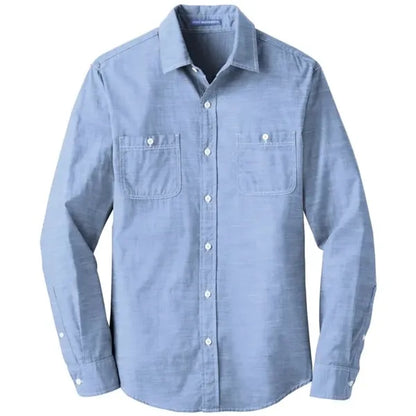 Port Authority Slub Chambray Shirt.