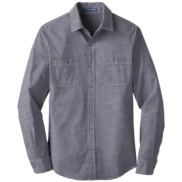 Port Authority Slub Chambray Shirt.