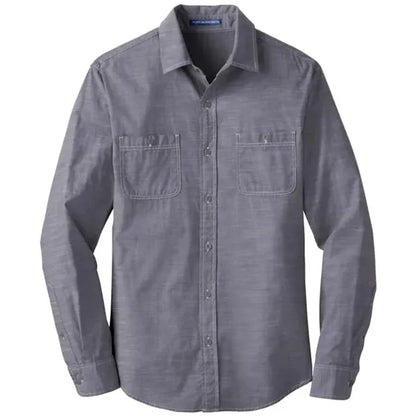 Port Authority Slub Chambray Shirt.