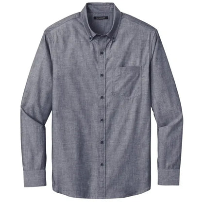 Port Authority Long Sleeve Chambray Easy Care Shirt