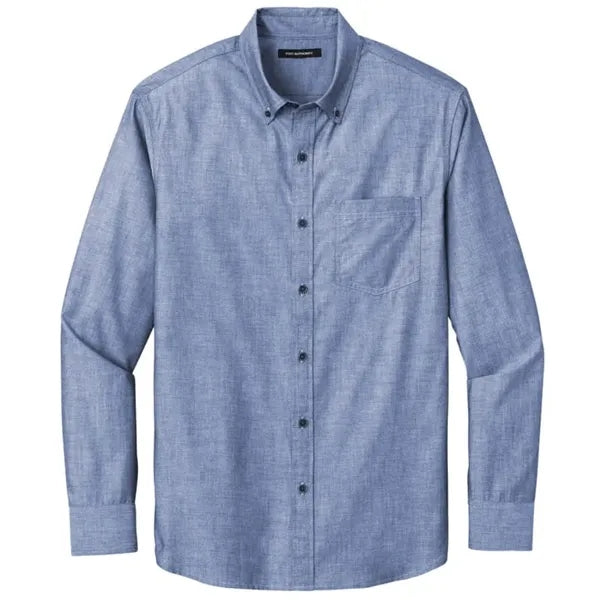 Port Authority Long Sleeve Chambray Easy Care Shirt