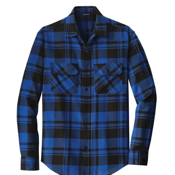 Port Authority Plaid Flannel Shirt.