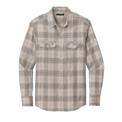 Port Authority Long Sleeve Ombre Plaid Shirt