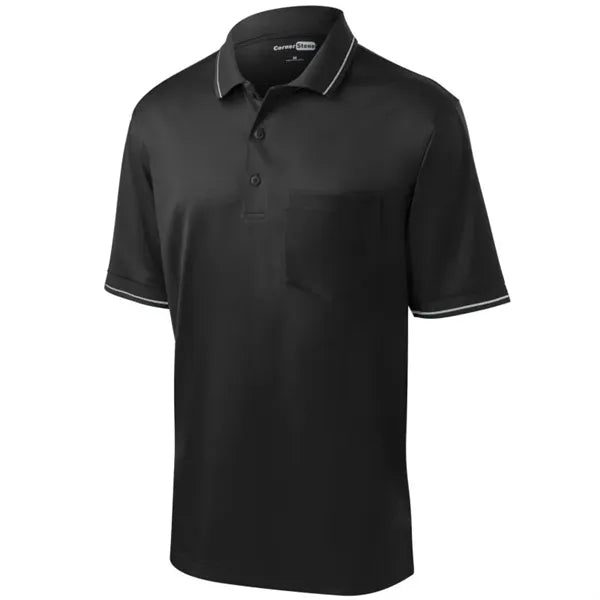 CornerStone Select Snag-Proof Tipped Pocket Polo.