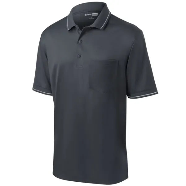 CornerStone Select Snag-Proof Tipped Pocket Polo.