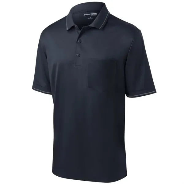 CornerStone Select Snag-Proof Tipped Pocket Polo.