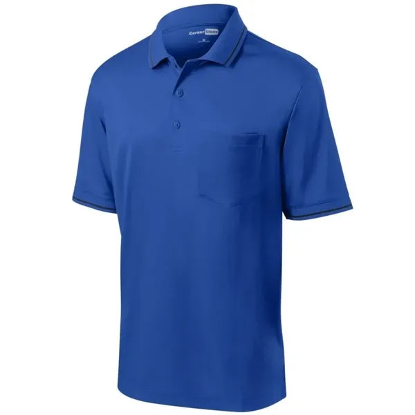 CornerStone Select Snag-Proof Tipped Pocket Polo.