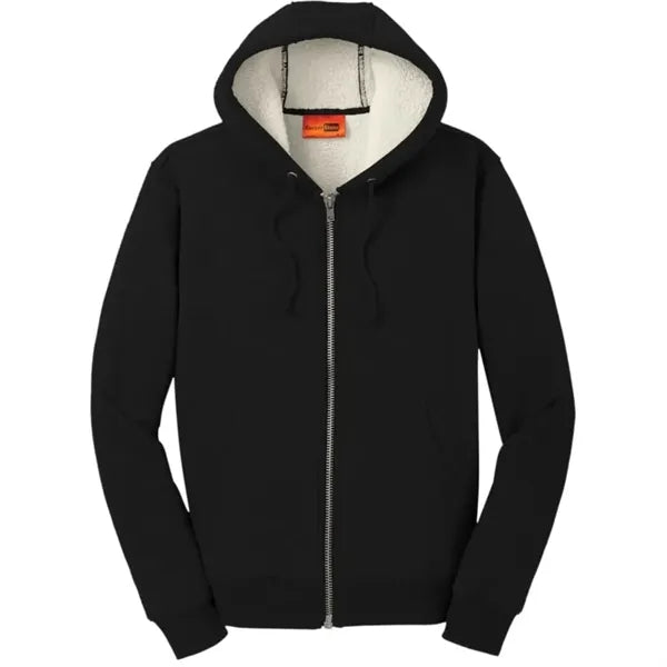 CornerStone Heavyweight Sherpa-Lined Hooded Fleece Jacket.