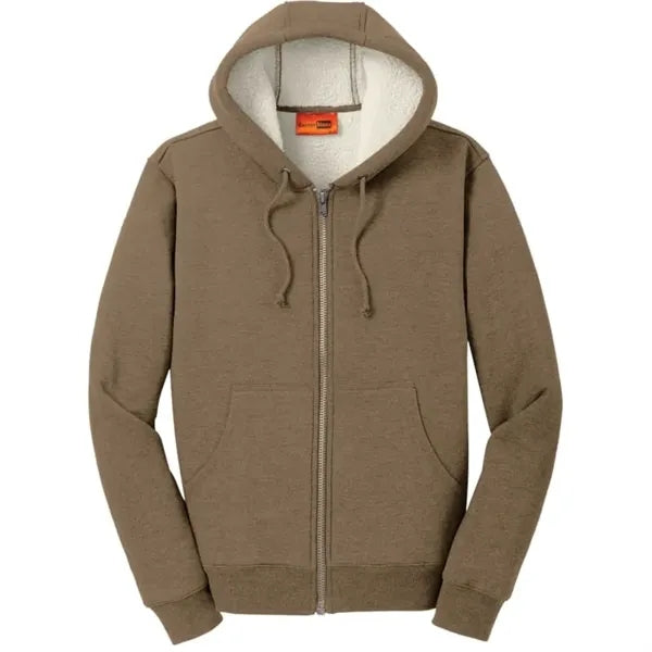 CornerStone Heavyweight Sherpa-Lined Hooded Fleece Jacket.