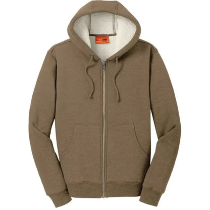 CornerStone Heavyweight Sherpa-Lined Hooded Fleece Jacket.