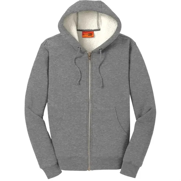 CornerStone Heavyweight Sherpa-Lined Hooded Fleece Jacket.