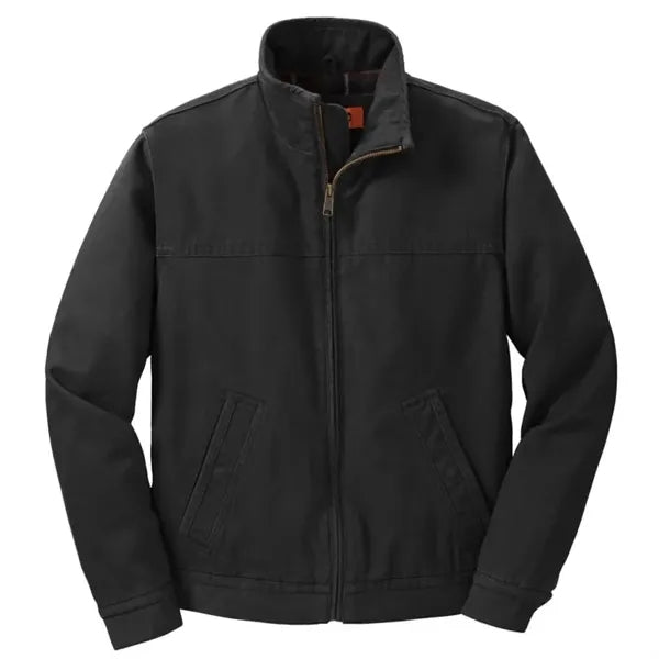 CornerStone Washed Duck Cloth Flannel-Lined Work Jacket.