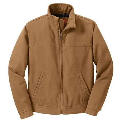 CornerStone Washed Duck Cloth Flannel-Lined Work Jacket.