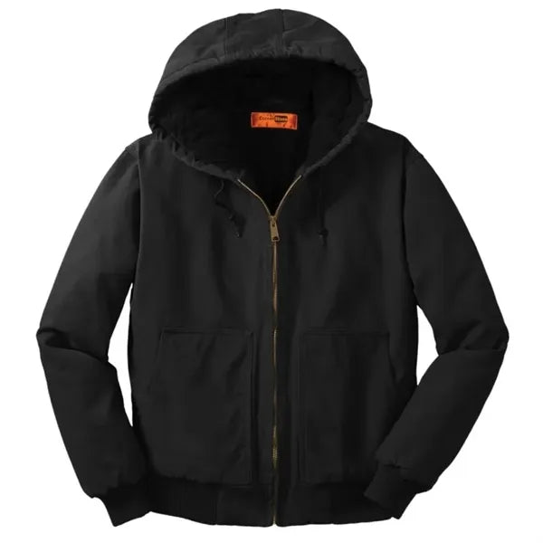CornerStone Washed Duck Cloth Insulated Hooded Work Jacket.