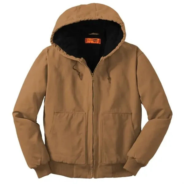 CornerStone Washed Duck Cloth Insulated Hooded Work Jacket.