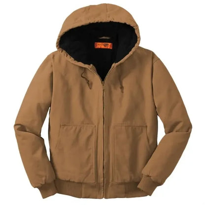 CornerStone Washed Duck Cloth Insulated Hooded Work Jacket.